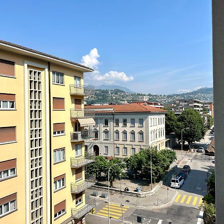 Modern Studio Near Lugano'S Lake & City Center Bagian luar foto
