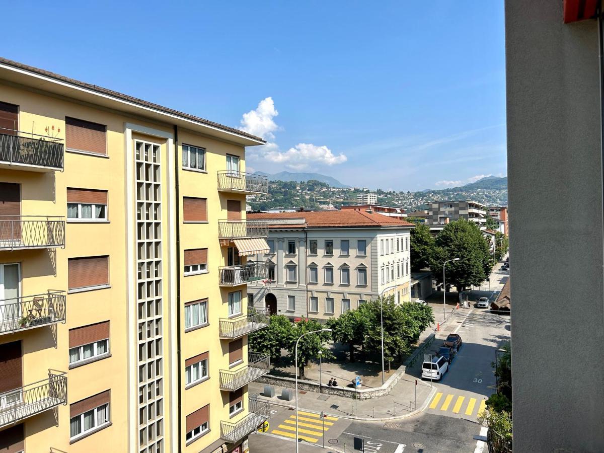 Modern Studio Near Lugano'S Lake & City Center Bagian luar foto